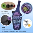 thumbnail image 6 of Yoga Mat Bag - Large Opening Long Tote Yoga Mat Carrier Holder Bag with Waterproof Wet Zipper Pocket and Drawstring Water Bottle Pocket - Yoga Bag Fit Most Size Mats, 6 of 6