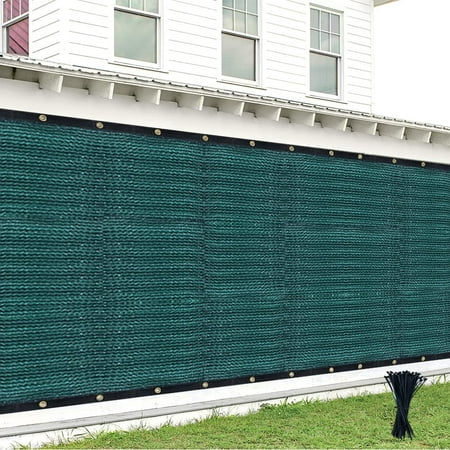 5ftx50ft Dark Green Privacy Screen Fence Mesh Shade Cover Fabric for ...