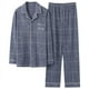 thumbnail image 2 of Pijama de hombre, cárdigan de primavera y otoño, de manga larga, para uso doméstico, para jóvenes, se puede usar al aire libre en las cuatro estaciones, 2 of 6