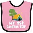 thumbnail image 3 of Inktastic My 1st Camping Trip Boys or Girls Baby Bib, 3 of 4