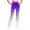 Purple-25, variant on Ugoldhm Girls Flare Leggings - Fleece Lined Stretchy Bell Bottoms - Gradient Color Thick Pants (5-16 Years)
