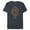 Navy Heather, variant on Holiday Christmas Rebel Symbols Millennium Falcon - Short Sleeve Blended T-Shirt for Adults - Customized-Black