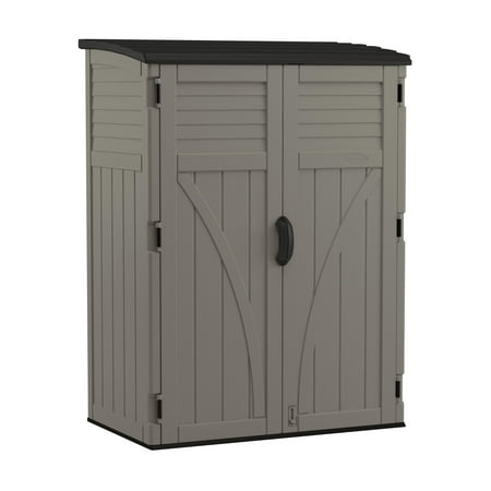 Stoney Resin Vertical Shed Black L - Suncast