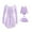 Purple, variant on Emy Dola Girls Ballet Leotards with Removable Skirt Combo Toddler Long Sleeve Crisscross Back Dance Dress Outfit 3-10Y