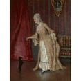 thumbnail image 2 of Alfred Stevens 15x18 Black Ornate Wood Framed Double Matted Museum Art Print Titled - Standing Figure of a Woman, 2 of 5