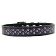 thumbnail image 4 of Dog, Puppy  Pet Fashion Collar, "Purple Crystal Rimsets Sprinkles", 4 of 8