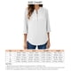 thumbnail image 4 of Tops Con Estampado De Lunares, Blusa Casual Para Mujer Cómoda Cremallera De Cuello Redondo Para La Oficina Para Viajar ANGGREK Blanco XXL, 4 of 5