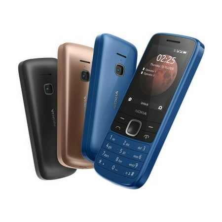 Pre-Owned Nokia 225 4G TA-1282 GSM Unlocked Phone - Black (- ) (Refurbished: Good)
