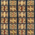 thumbnail image 1 of Ahgly Company Indoor Square Abstract Bakers Brown Abstract Area Rugs, 6' Square, 1 of 6