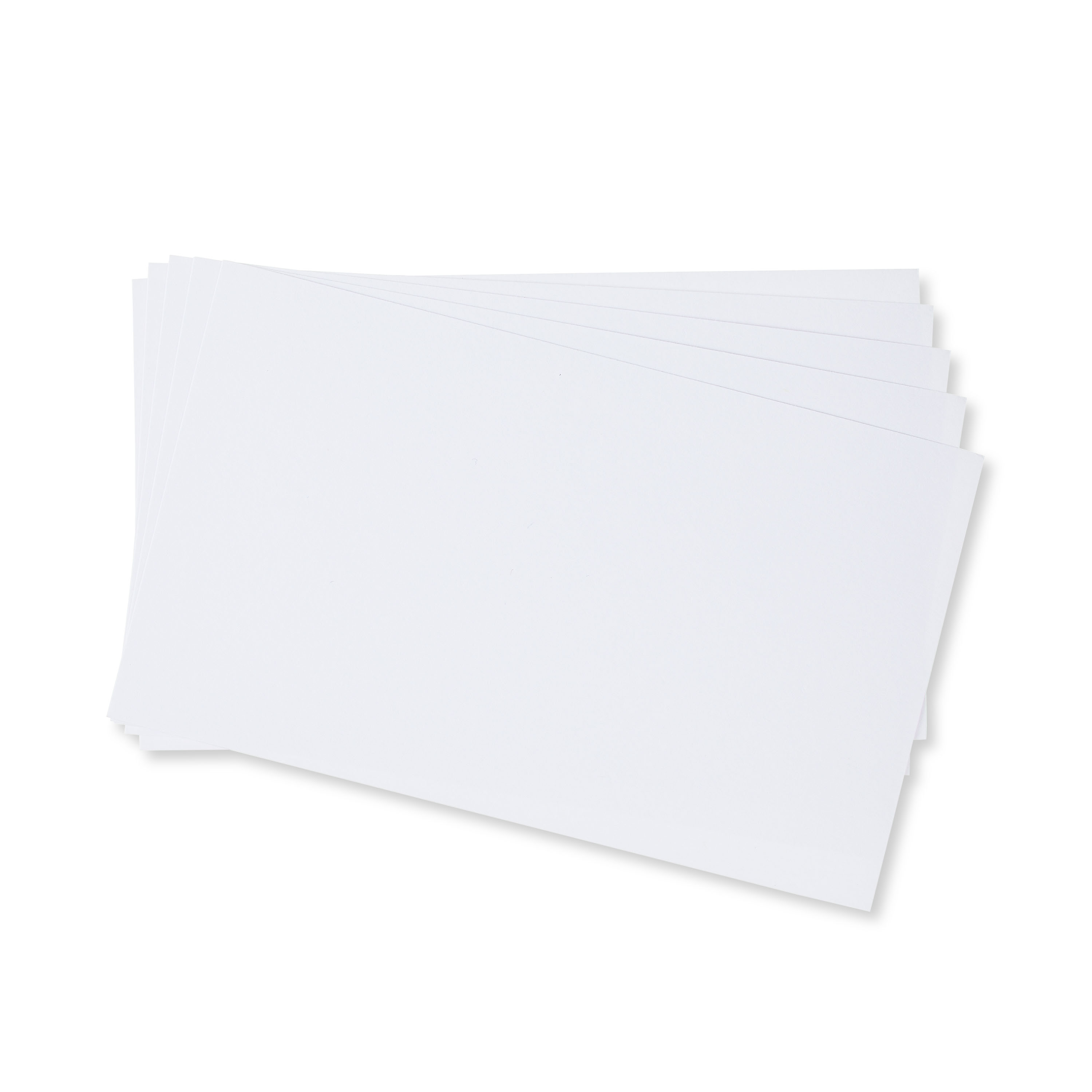 Tarjetas de índice Pen+Gear en blanco, 3" x 5", blancas, 100 piezas 6