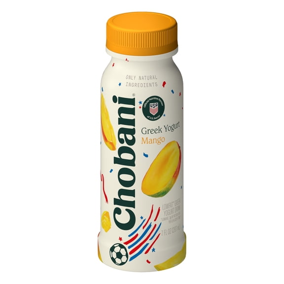 Chobani Low-Fat Greek Yogurt Drink Mango 7 fl oz Bottle
