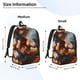 thumbnail image 2 of Disketp Lava Dragon Mochila de Lona Estampada, Mochila Escolar de Viaje Ligera para Estudiantes y Portátil-Small, 2 of 5