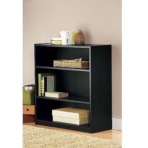 Mainstays 3 Shelf Bookcase Multiple Finishes Mainstays 3 Shelf Bookcase Multiple Finishes