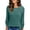 C Green, variant on Blouses for Women Long Sleeve Buttons Shirts Dressy Crew Neck Tunic Tops Fall Casual Lightweight Sweaters