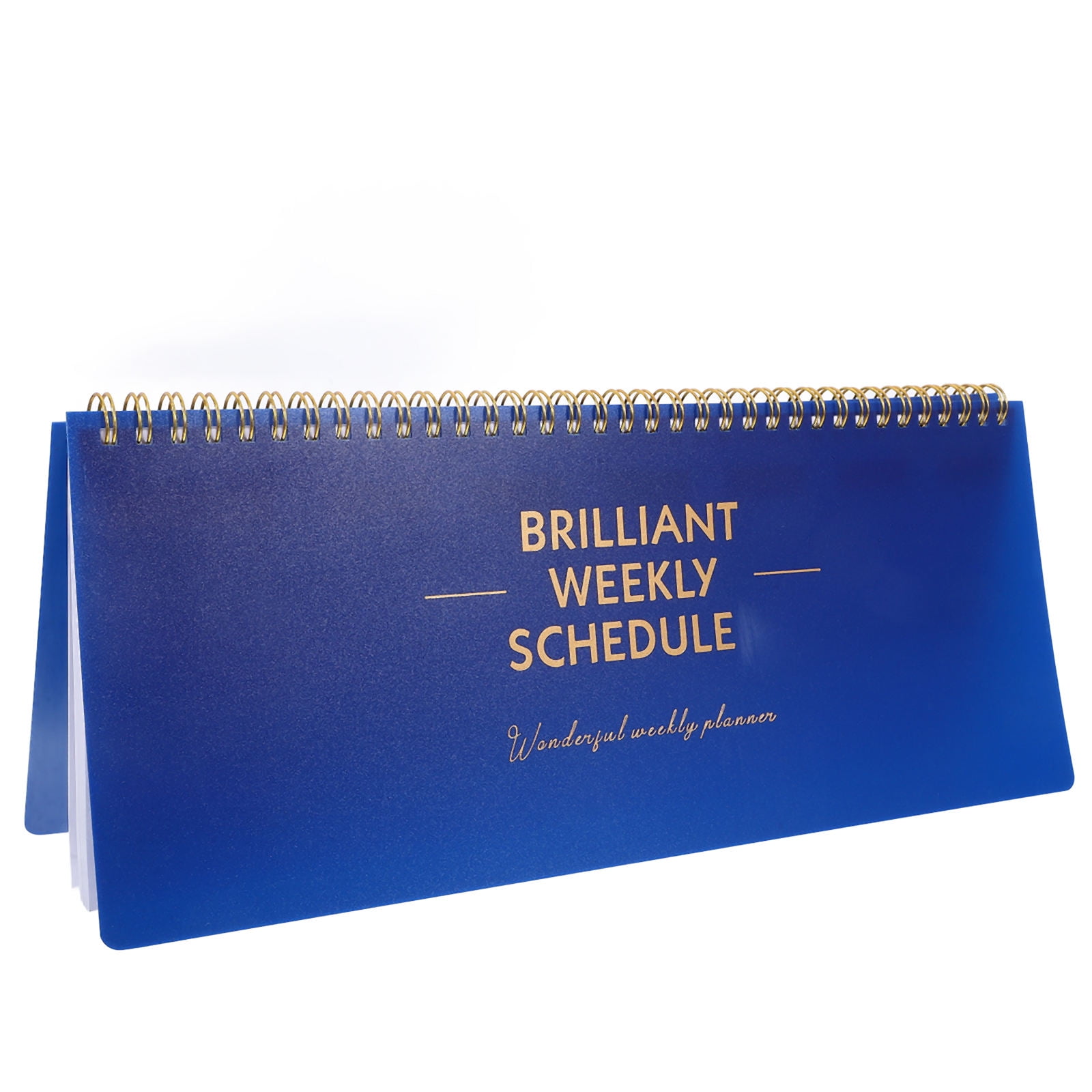 LIFKOME Undated Weekly Planner Notepad Blue Paper for Office Time and Task Management