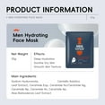 thumbnail image 4 of HYLLai Collagen Hydrating Mask for Men, Anti-Aging & Moisturizing, Reduces Wrinkles & Dryness, Spa-Like Bio-Cellulose Sheet, 25g, 4 of 9