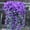 Purple, variant on AURIGATE Hanging 70 cm Artificial Silk Violet Flower Decoration Bouquet