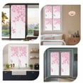 thumbnail image 7 of Cherry Blossom Window Privacy Film, Gradient Tree Pink Flower Plant Static Cling UV Sun Blocking Heat Control Window Tint Day and Night, Non-Adhesive One Way Windows Privacy Cover 17.7''x78.7'', 7 of 7