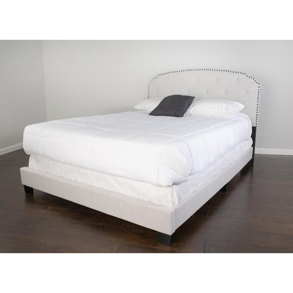 I Home Furnishings Olivia Upholstered Queen Bed In A Box