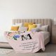 thumbnail image 2 of 100x130cm Mother's Day Blanket Gift from Daughter/Son, Best Mom Ever Gifts, Birthday Gifts, I Love You, 2 of 5