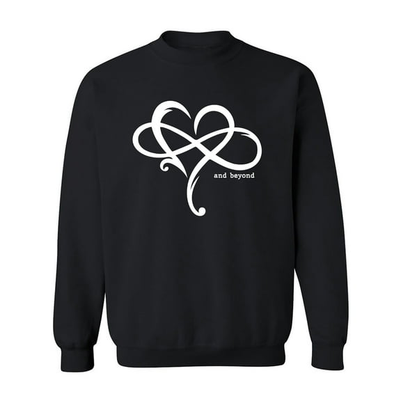 Heart Infinity and Beyond Crewneck Sweatshirt