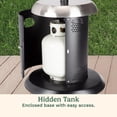 thumbnail image 5 of Cuisinart Perfect Position Propane Patio Heater, 38,200 BTU Powerful Directional Stainless Steel Outdoor Heater with Hidden Tank and Drink Table, 5 of 9