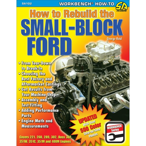 S-A Design How to Rebuild the Small-Block Ford, (Paperback)