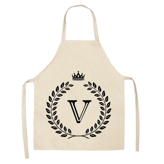 Kitchen Kitchen SMihono Kitchen Organisateurs et Rangement Tablier en Lin Kitchen - Tablier Sans Manches en Coton Lin Imprimé Lettre Gadgets Indispensable 2023