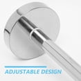 thumbnail image 2 of IFANLANDOR 3Pcs Curved Shower Curtain Rod Silver Metal Adjustable for Bathroom Corner Use, 2 of 6