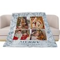 thumbnail image 3 of Custom Blanket with Photo Text Personalized Throw Blankets, Customized Picture Blanket Baby Fathers Mothers Friends Lovers Dog Pets Personalized Halloween Flannel Blanket (p-6, 32x48), 3 of 6