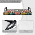 thumbnail image 4 of Garronmavis Leopard Print Tropical Flowers Golf Cart Seat Blanket/Cover Universal Fit Golf Cart Accessories for More 2-Person Seats, Washable, 4 of 5