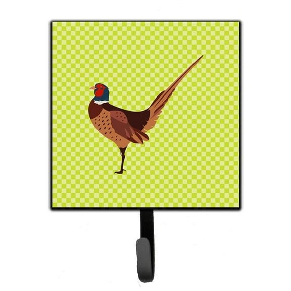 Ring-necked Common Pheasant Green Leash or Key Holder