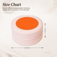 thumbnail image 2 of Yiaed Orange Scales Print Travel Jewelry Case Bridesmaid Gift Boxes Jewelry Travel Organizer Small Round Jewelry Box Mini Storage-Pink, 2 of 7
