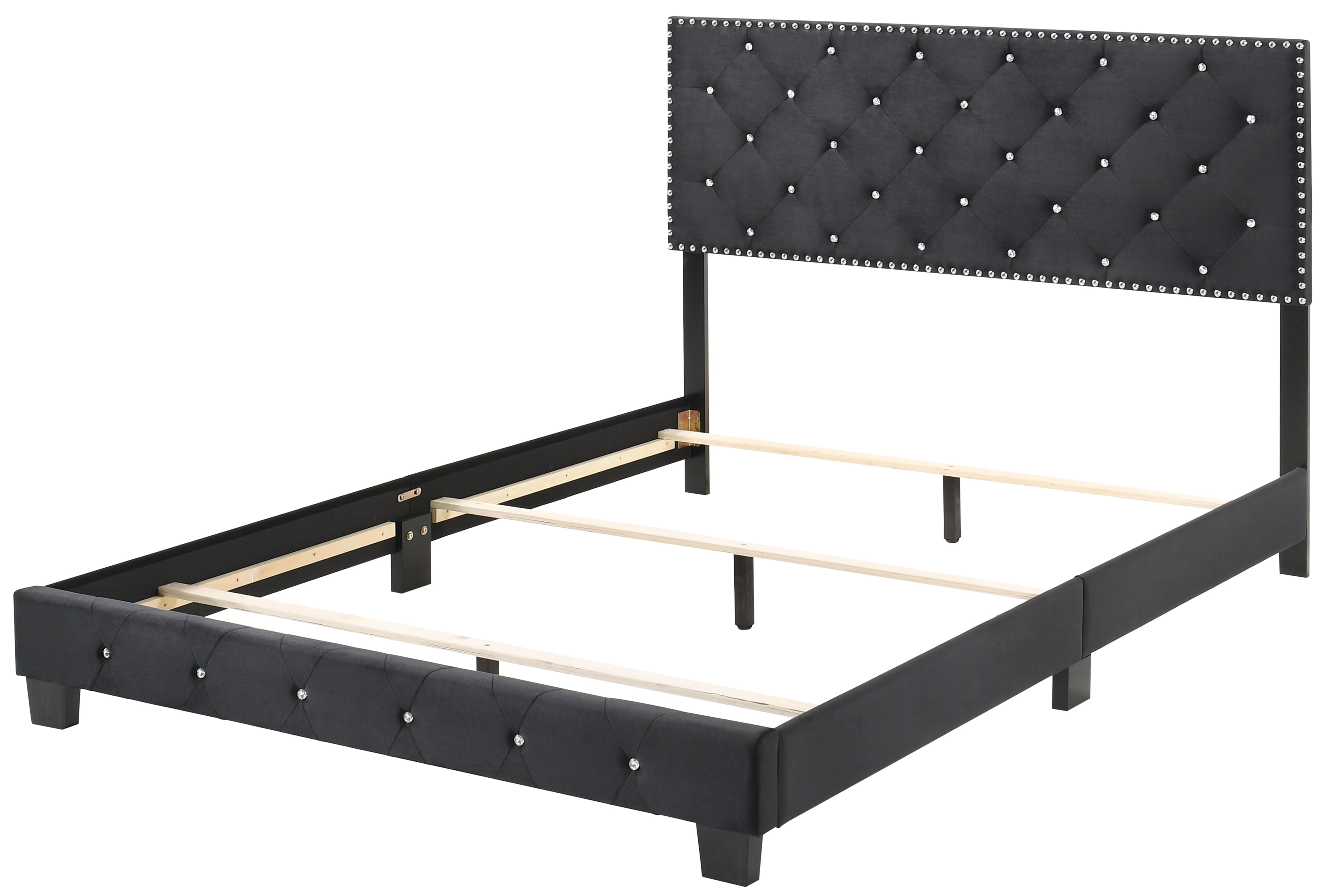 Glory Furniture Suffolk Queen Bed in Black Color