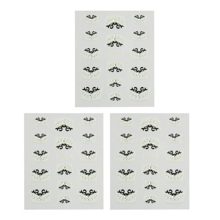 3 Sets French Style Nail Art Salon Sticker Decals Nails Polish Tips 3 Sets French Style Nail Art Salon Sticker Decals Nails Polish Tips