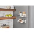 thumbnail image 4 of YAMAZAKI home 2410 Plate Magnetic Spice Rack, White, 4 of 4