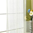 thumbnail image 4 of Exquisita Ventana Puerta Decoración Panel Ojal Cortina De Ventana Voile Drapeado Blanco BLESIY Cortina de cortinas, 4 of 8