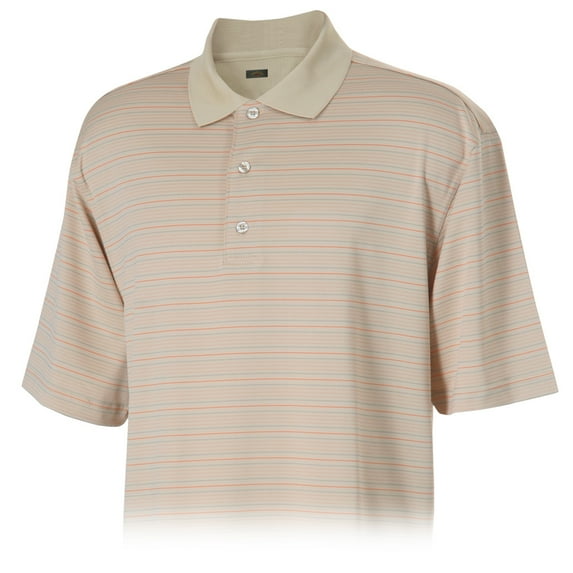 Monterey Club Men's Archibald Multi Stripe Texture Golf Polo Shirt #1610