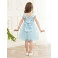 thumbnail image 4 of famuka Toddler Sequin Dress Little Girl Sleeveless Party Dress Summer Mesh Tulle Dress, 4 of 10