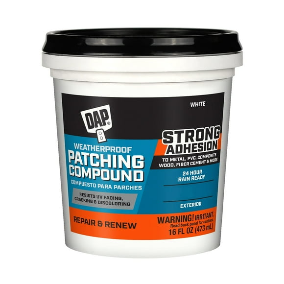 Patch Filler DAP INC Platinum, 473 ml, para metal, madera y más