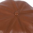 thumbnail image 6 of Zhengup Women Faux Leather Baggy Puffy Newsboy Hat Oversized Painter Beret Cap, 6 of 6