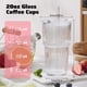 thumbnail image 2 of Vasos de vidrio GOSCHE de 600 ml con sorbetes y tapas, paquete de 4, transparentes, 2 of 8