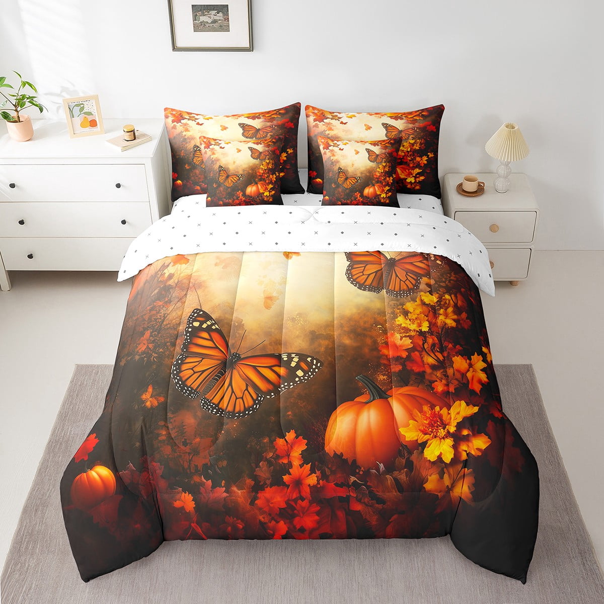 AILONEN Soccer Printed Bed Sheet Set - Queen Size Fitted Sheet & 2 Pillowcases, Football Sports Bedding For Boys