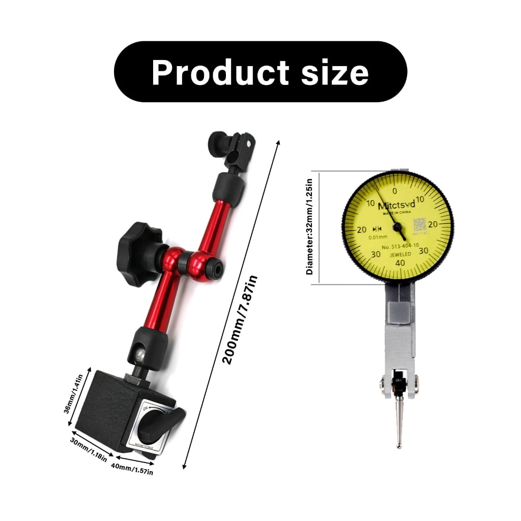 Miiottaa Precise Magnetic Worktable Stand Dials Gauges Suitable For Flexible Positioning Arm Automotive Machining Tasks Accessory