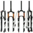 thumbnail image 1 of BUCKLOS 26/27.5/29" XC MTB Air Spring Suspension Fork,1-1/8" Threadless Straight/Tapered Tube, Manual/Remote Lockout,120mm Travel Rebound Adjust, Disc Brake, QR 9mm Axle Type Mountain Bike Front Forks, 1 of 7