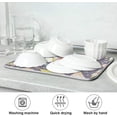 thumbnail image 7 of FREEAMG Dish Drying Mat Cute Ice Cream Kitchen Dish Pads Super Absorbent Microfiber Dish Drying Rack Pads Safe Heat-resistant Kitchen Counter Mat,18x24 Inch, 7 of 7