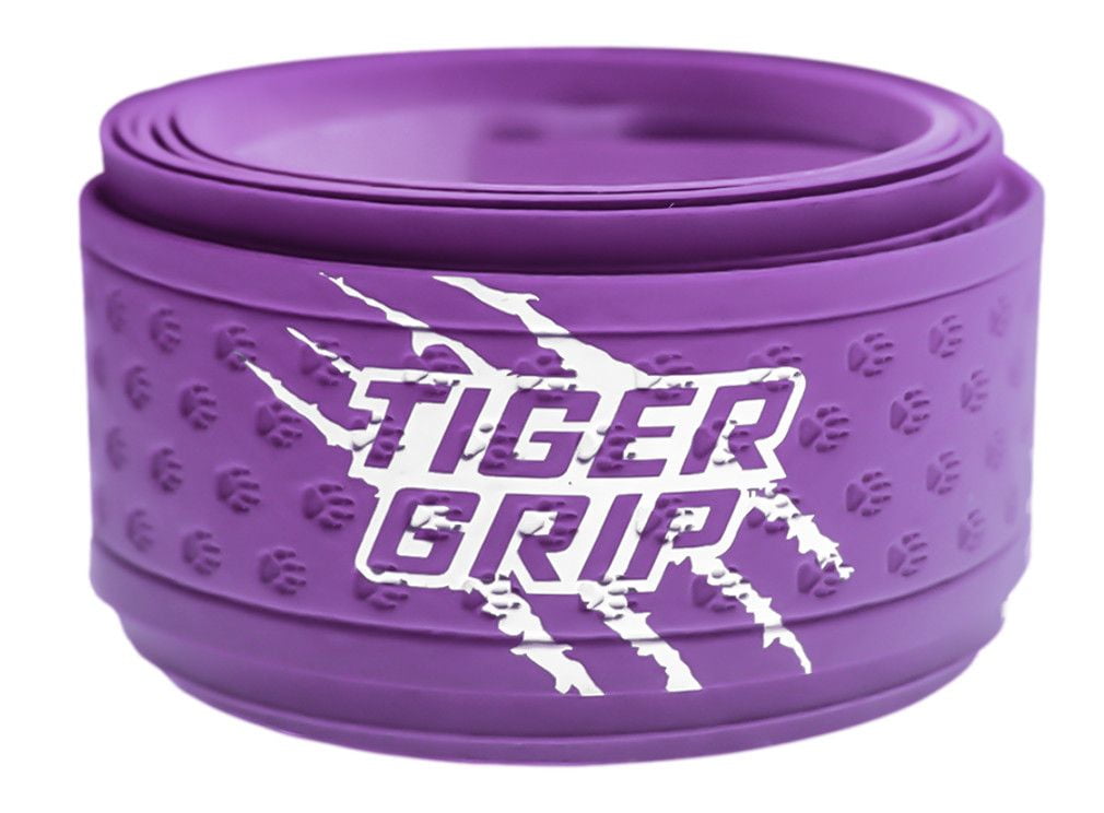 Tiger Grip Bat Wrap/Bat Tape for Baseball and Softball 1.1mm Purple