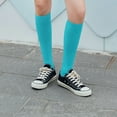 thumbnail image 6 of Outfmvch Retro Socks Socks with Ruffles Conpression Socks Thin Cotton Socks for Women Golf Socks Ruffled Socks for Women Sky Blue One Size, 6 of 6