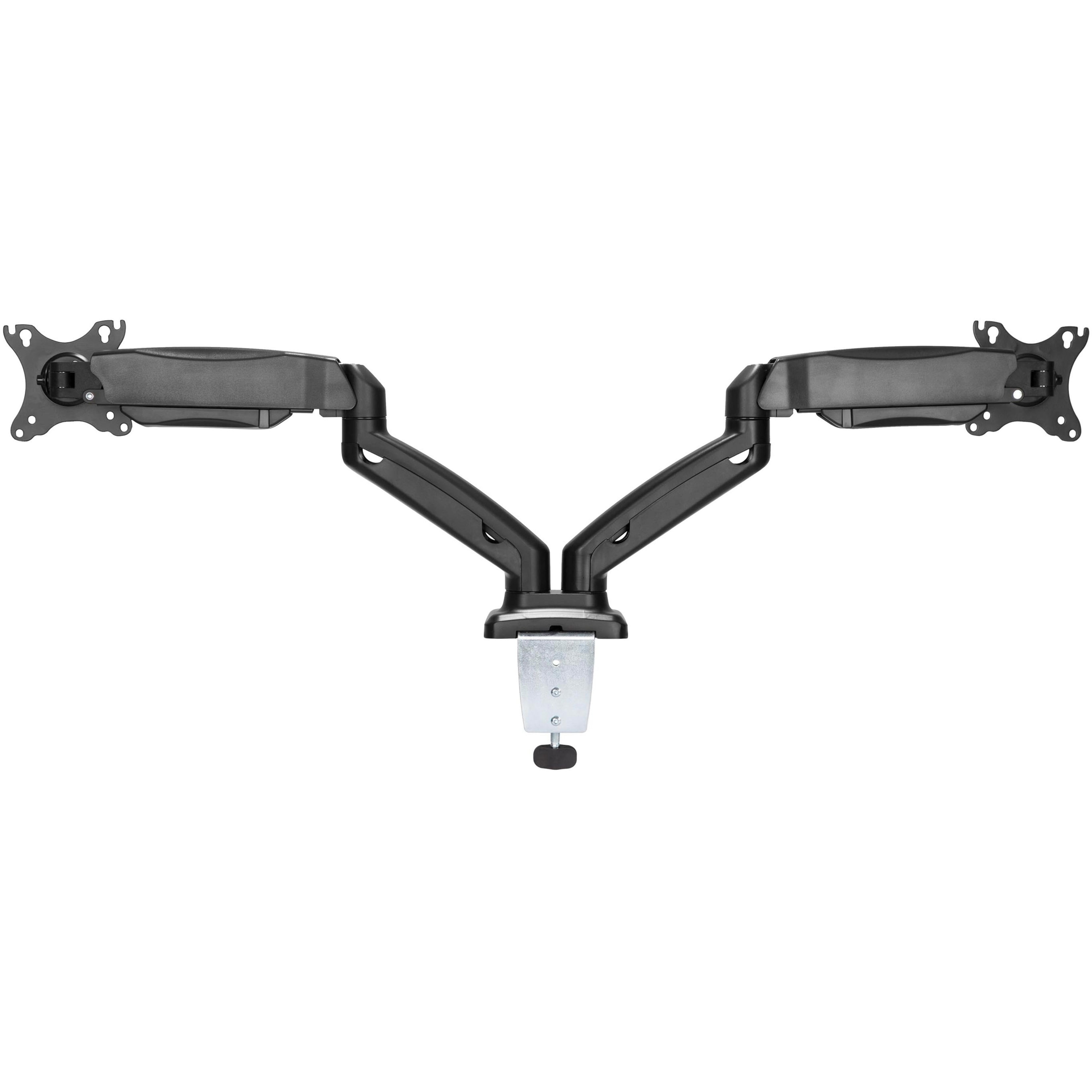 Lorell, LLR99801, Dual-monitor Arm, 1 Each, Black