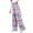 Multicolor, variant on Cargo Pants for Girls Plaid Printed Wide Leg Kids Pants with Pockets Trendy Streetwear Jogger Trousers 5-14 Years